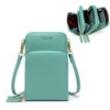 Bolso cruzado pequeño para teléfono celular, para mujer, bolso de