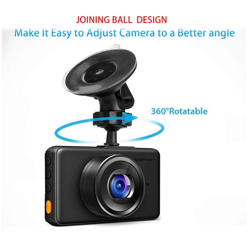 2 x Suction Cup Mount for Apeman Crosstour Dashcam Easy
