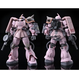 HG 1/144 Zaku Dessert Type Pink Panther Squad Machine Color Coded Plastic Model