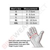 Texpeed Mens Winter Motorcycle Leather Gloves - Waterproof Motorbike Riding