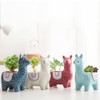 Diarypiece Beautiful Alpaca Flower Pot Planter Flower Pot for Windowsill,