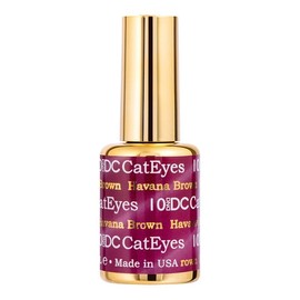 DC 3D Cat Eyes DND gel nail Nail Polish (#10 - Havana Brown, 0.6 oz)