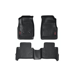 Rough Country Floor Mats for 15-22 Chevy Colorado/GMC Canyon| Crew Cab - M-21513 , Black