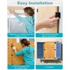 AOKLIT 50Pcs Hurricane Window Clips for Plywood