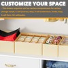 SpaceAid SpaceAid Underwear Drawer Organizer, 4 Pack Dresser Organizer Bins