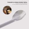 Boundless Voyage Outdoor Tableware Titanium Long Handled Spoon Ultralight Camping