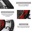 25cm Circular Iron Wall Clock with "Established Since [Year]" Textsheet