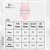 3 Pairs Girls 2 Piece Crop Top Brief Comfortable Sets