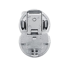 Bisagra oculta para puerta de clóset de cocina, 90 grados, cierre suave, sin marco, montaje completo, 2 piezas