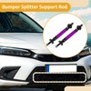 Partuto 2pcs 45mm/1.77in Car Splitter Support Rods Adjustable Front Rear