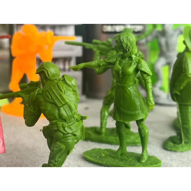 LOD Enterprises Plastic Figure Set LOD080 SPACE MARINES (ANOTHER PLAN