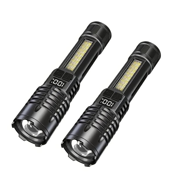 Tokeyla LED Tactical Flashlight Bright,5Modes High Lumens,Zoomable,Everyday Small Flashlights Powerful