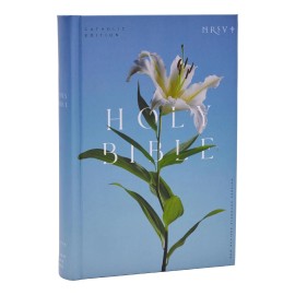 NRSV Catholic Edition Bible, Easter Lily Hardcover (Global Cover Series) - Catho