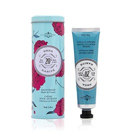 La Chatelaine Hand Cream Tin | 20% Organic Shea Butter, Argan Oil & Calendula | Moisturizing & Nourishing | 2.3 Oz (Shea)