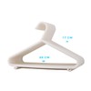 ADEPTNA PACK OF 40 PLASTIC NURSERY HANGERS BABY COAT HANGERS