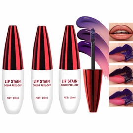 KTouler Lip Stain Peel Off Long Lasting Waterproof Lip Liner Stain Peel Off Lip Liner Tattoo Highly Pigmented Transfer-proof Matte Finish