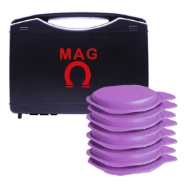 Imanes Mx Kit 8 Pz Biomagnetismo 5000 Gauss / Dr Goiz Gratis Estuche