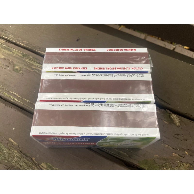(3 boxes) Diamond Strike Anywhere Matches (300 per box/900 Total)