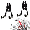 Pack of 2 Wall Hooks, Garage Hooks, Heavy Iron Wall