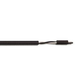 KWANGIL 22AWG 2 Conductor Wire Cable (UL2464) - High Flexible Tinned Copper Unshielded Alarm Security Burglar LED Power - for Low Voltage Installations (Matte Black 25FT)