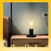 Tuanse 2 Pcs Polished Metal Desktop Lamp Base E26 E27