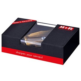 M + R 706010000 Pollux Sharpener, Simple Brass Gift Packaging