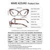MARE AZZURO Oversized Reading Glasses Women Stylish Cat Eye Readers