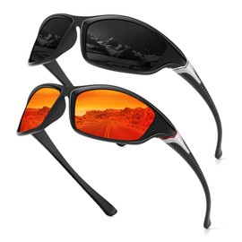 ANYLUV Mens-Sunglasses Polarized Sports Sunglasses-for-men: Outdoor Sports Cycling Glasses UV Protection for Driving Baseball