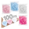 Anillo Para Pegamento Pestañas Soporte Ajustable Set F