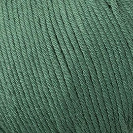 3 Ball (Pack) Gazzal Organic Baby Cotton Yarn, Total 5.28 Oz.100% Organic Cotton, Each 1.76 Oz (50g) / 125 Yrds (115 m), 3 Light DK, Global Organic Textile Standard Certified (Green - 427, 3 Pack)