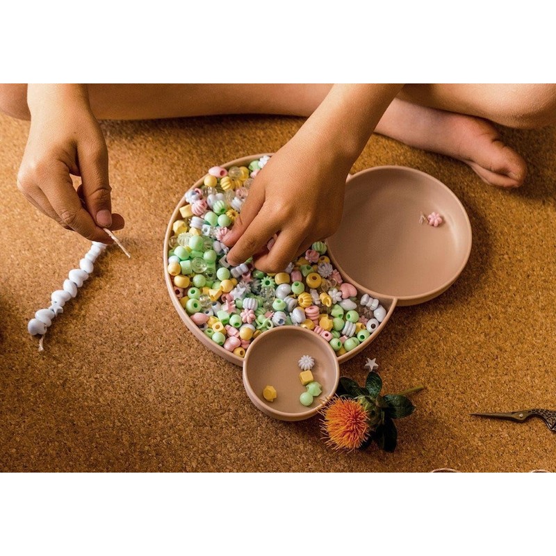 DANTOY 520 Pastel Coloured Craft Beads Recycled Plastic 5911