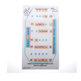 FFG NOTE THE DIFFERENCE Violin Finger Guide for Beginners & Adults, Ideal for Stringed Instruments, Learning Aid for Note Knowledge & Positioning