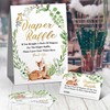 skuhyyg Diaper Raffle Sign, Diaper Raffle Baby Shower Game Decorations