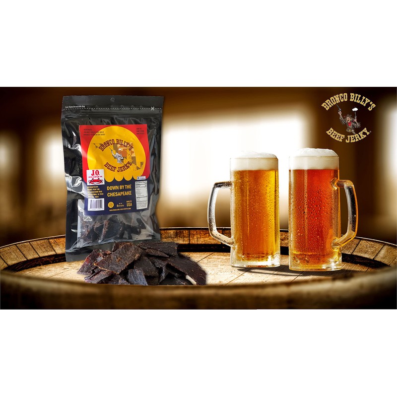 Bronco Billy's Beef Jerky Down By The Chesapeake Half Pound