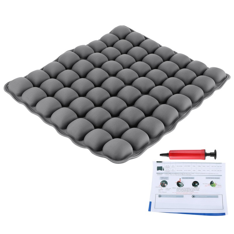 3D Seat Cushion Inflatable Air Pad Anti‑Vibration Pressure Relief for