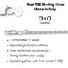 AKA Gioielli® - Cord Chain 4 mm 925 Sterling Silver
