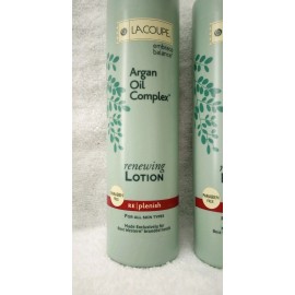 LaCoupe 2 Bottles Lacoupe Argan Oil Renewing Body LOTION 12.17oz Best Western Exclusive