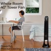 Honeyw*ll Black 40" Oscillating Electric Tower Stand Fan Quiet Set