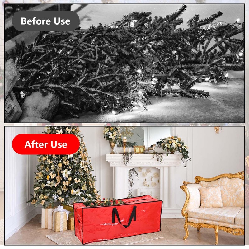 Pack of 3 Christmas Tree Covers, Christmas Tree Storage Bag