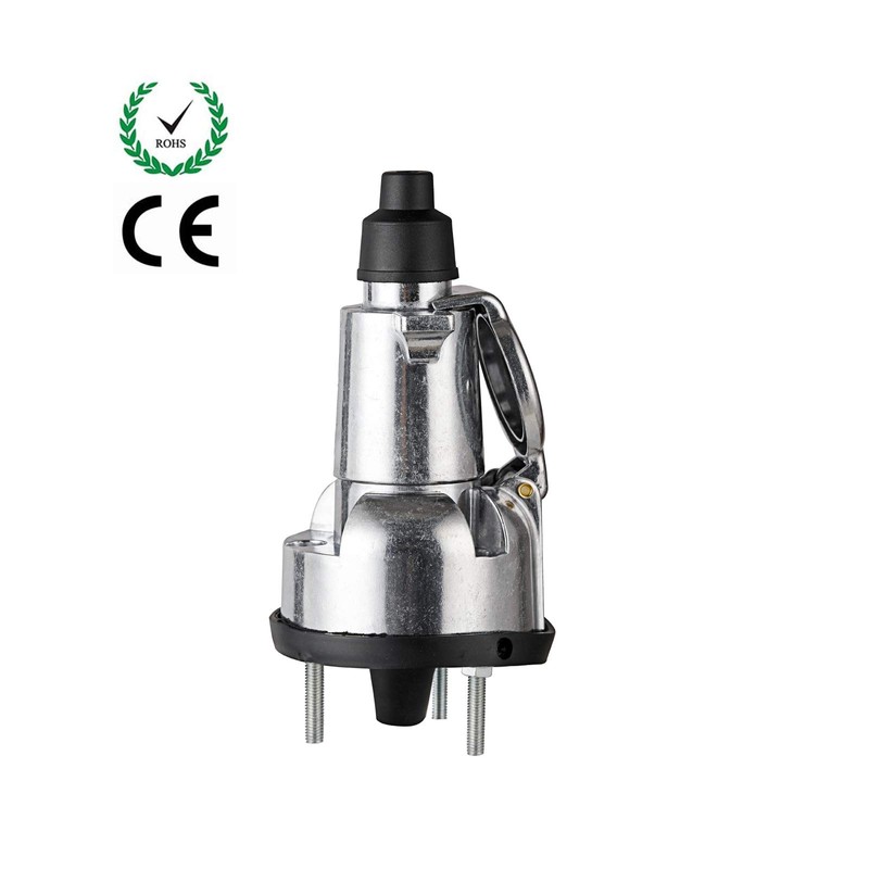 BEIJISTAR Trailer Plug & Trailer Socket, 7-Pin Metal with Rubber