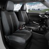 Motor Trend Gray Cloth Car Seat Covers for Front Seats