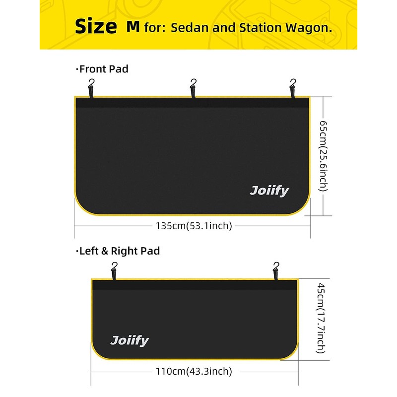 Joiify 3 Pcs Fender Covers for Mechanics, 25 Strong Magnets,
