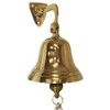 zeitzone Nostalgic Ship Bell Brass Maritime Door Bell 9 cm