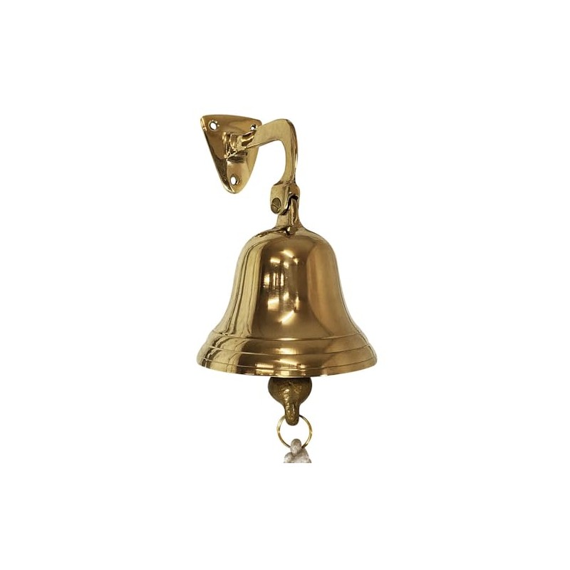 zeitzone Nostalgic Ship Bell Brass Maritime Door Bell 9 cm