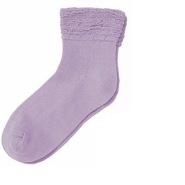 No Elastic Socks Women's Spring Summer (Cotton Blend) 3222h/Purple