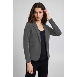 ICHI Women's IHKATE Pique BL Business Casual Blazer, 194008/Black, S