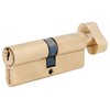 Sterling ETB3545V 5 Pin Euro Thumbturn Cylinder, Brass, 35x45mm