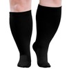 AMITOFO Plus Size Compression Socks Wide Calf for Women Men,
