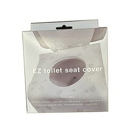 EZ Disposable Toilet Seat Covers - Waterproof, Travel-Friendly (20 Pack)