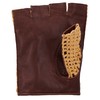 Gusti Maison Leather Gloves Cycling Gloves with Cotton Details Yellow